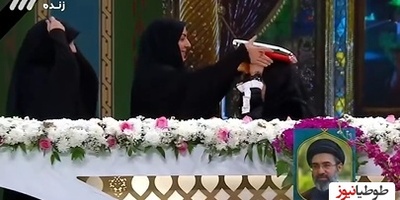 اقدام متفاوت ژیلا صادقی برای اهدای پرچم مقدس ایران به مهمان برنامه اش+فیلم