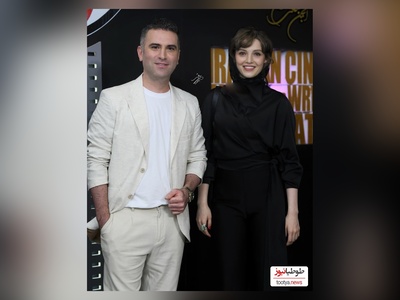 وقتی هوتن شکیبا تو جشن منتقدین هم کار کمدی میکنه😂/ فقط چشمای وحشت زده مهسا حجازی دیدنیه