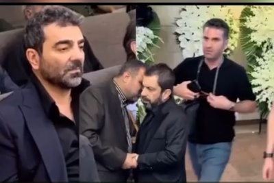 حضور بازیگران در مراسم ختم پدر عباس جمشیدی‌فر؛ هوتن شکیبا، بهنام تشکر، علی شادمان و...+فیلم