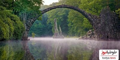 (تصاویر)ماجرای وحشتناک از پل مرموزی که توسط شیطان ساخته شده !!/این آلمانی هام چه تفکرات ترسناکی دارن