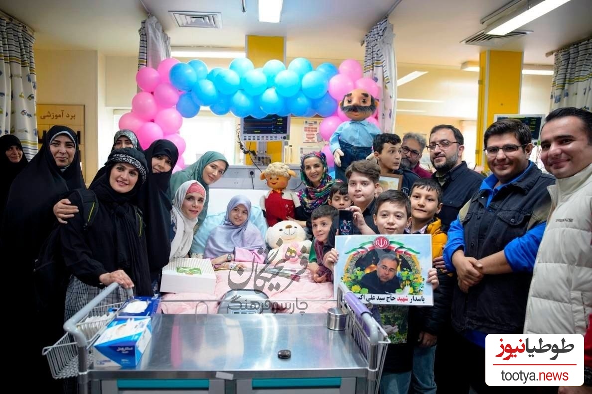 دیدار جمعی از هنرمندان و مجری‌های کودک و نوجوان با کودکان آسیب دیده