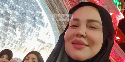 بهاره رهنما با این تیپ و استایل سیاه و سفید در  روز مادر در کربلا مهمان امام حسین(ع) شد+ویدیو