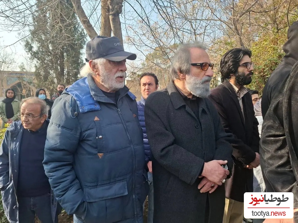 مراسم خاکسپاری سعید پیردوست