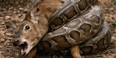 مستند حیات وحش/ رازبقا/ نبرد نفسگیر مار و گوزن+فیلم