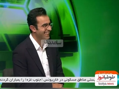 (ویدیو) لحظه ترکیدن نورافکن استودیو در هنگام برنامه زنده شبکه خبر