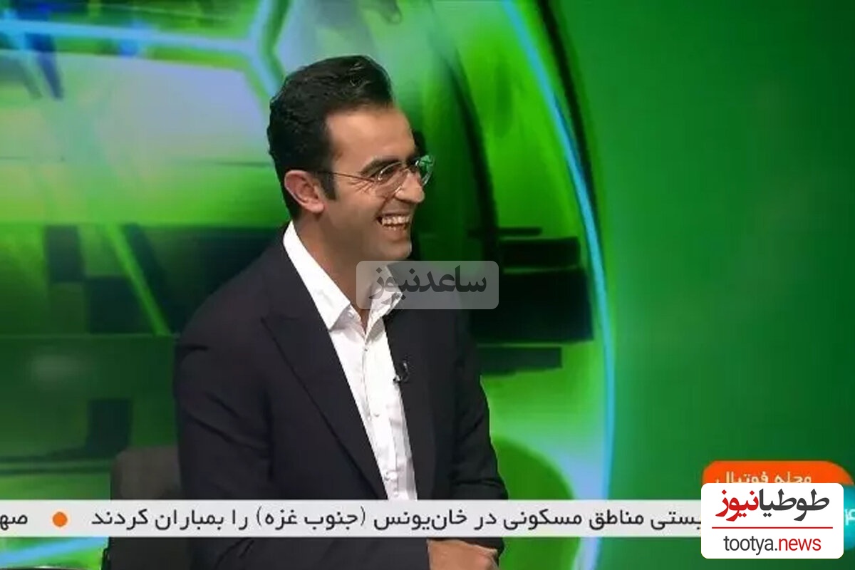 (ویدیو) لحظه ترکیدن نورافکن استودیو در هنگام برنامه زنده شبکه خبر