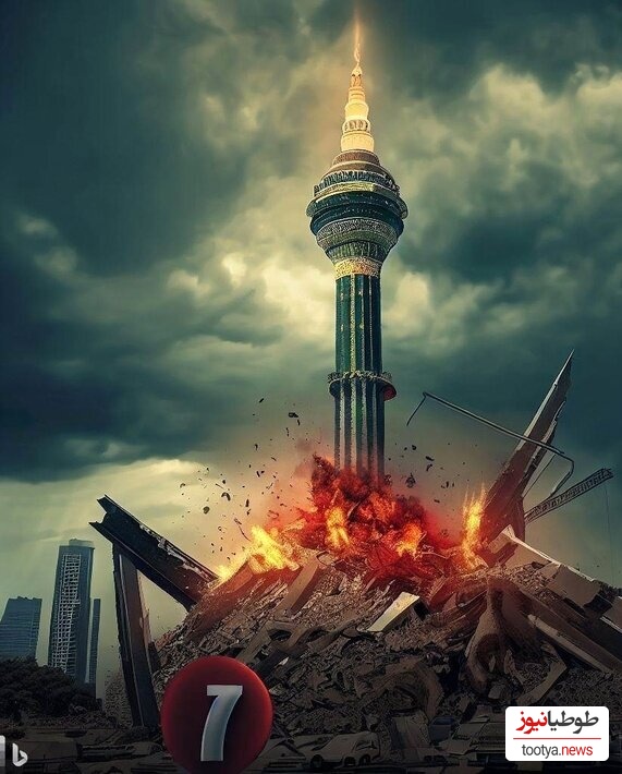 زلزله برج میلاد