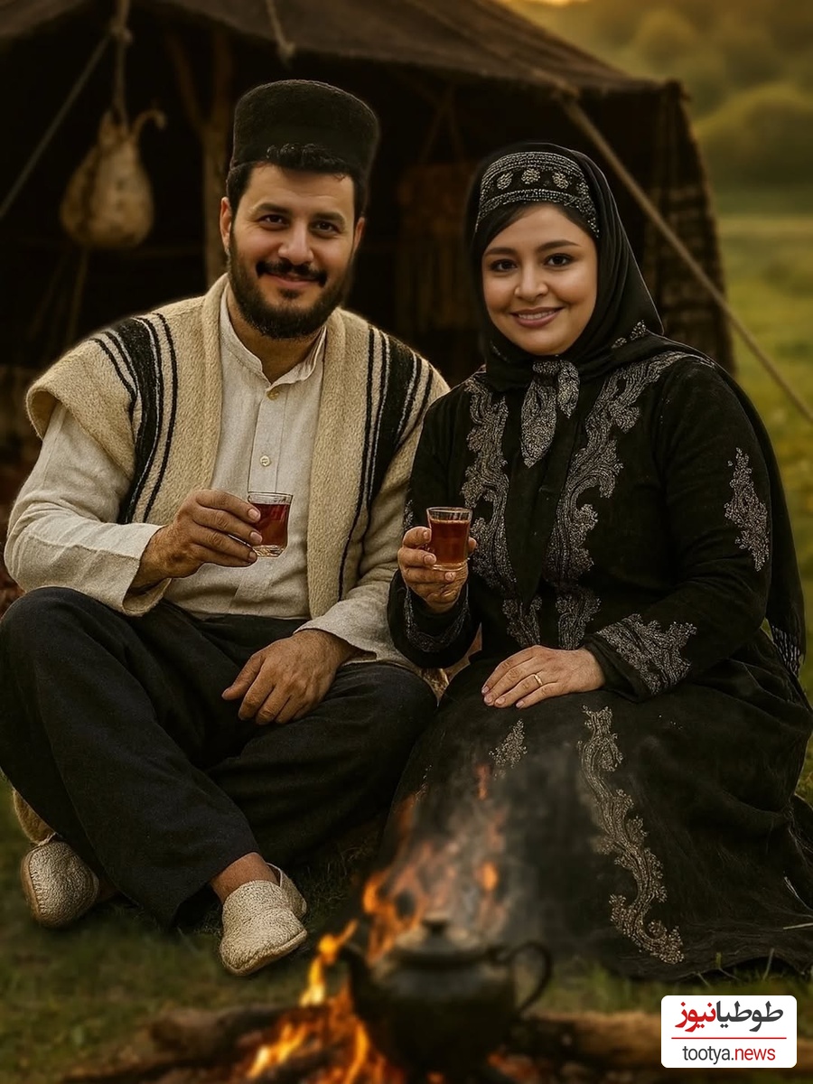 جواد عزتی و مه لقا باقری