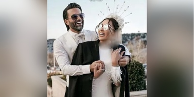 نگاهی به سالگرد ازدواج صمیمی علیرضا نیکبخت و همسرش مونا خانوم در قصر شاهانه‌شان+ خلاقیت تحسین برانگیز اوستا قناد تهرانی در پخت کیک