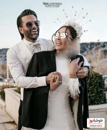 نگاهی به سالگرد ازدواج صمیمی علیرضا نیکبخت و همسرش مونا خانوم در قصر شاهانه‌شان+ خلاقیت تحسین برانگیز اوستا قناد تهرانی در پخت کیک