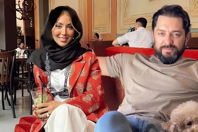 هوش و خلاقیت عکاسی بی نظیر مینا مختاری برای عکس دونفره با عشق زندگیش!؛ چقدرم کیفیت لنز گوشیش خوبه واقعا😍+تصاویر