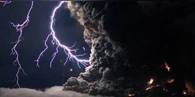 (ویدئو) لحظه هیجان انگیز وقوع 1800 صاعقه در آسمان یکی از شهر‌های برزیل