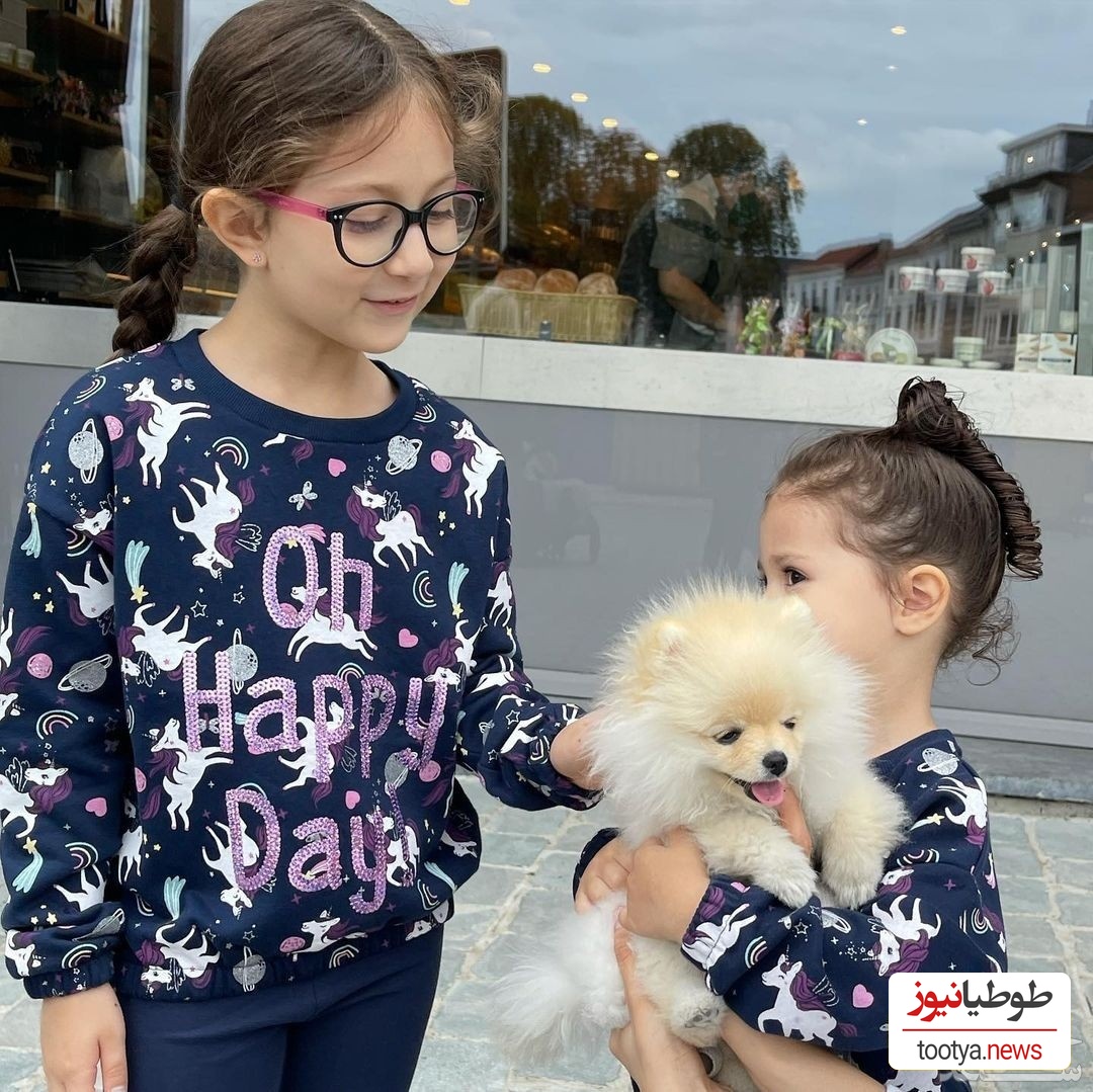 عاشقانه های نبات استخری با عروسک بادی بزرگتر از خودش! چه با ناز نگاهش میکنه😍
