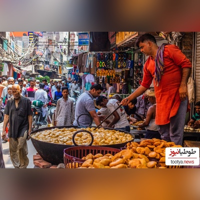 خلاقیت خنده‌دار " آشپز هندی" در روش جدید آشپزی حماسه آفرید/ لعنتی بهداشت و تمیزیت منو کشته آخه😂