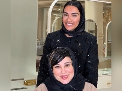 تغییر چهره و قیافه آشا محرابی پس از میکاپ در عمارت مشهور تهران برای رفتن به عروسی مریم مومن+ویدیو/ جادوی میکاپ روی چهره آشا محرابی👌