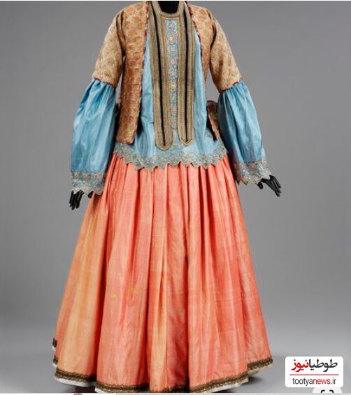 لباس قاجاری در موزه لوور پاریس