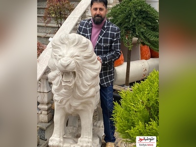 نگاهی به چیدمان منزل باشکوه هومن حاجی عبداللهی بازیگر سریال « پایتخت» و همسر هنرمندش/ از مبلمان سلطنتی و مدرن و کتابخانه تا تابلوهای هنری و لوستر لوکس