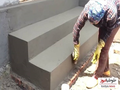 خلاقیت خنده‌دار اوستا بنا در افزایش ارتفاع با حماسه آفرید/داداش تو رو خدا به اون کارگر رحم کن😂