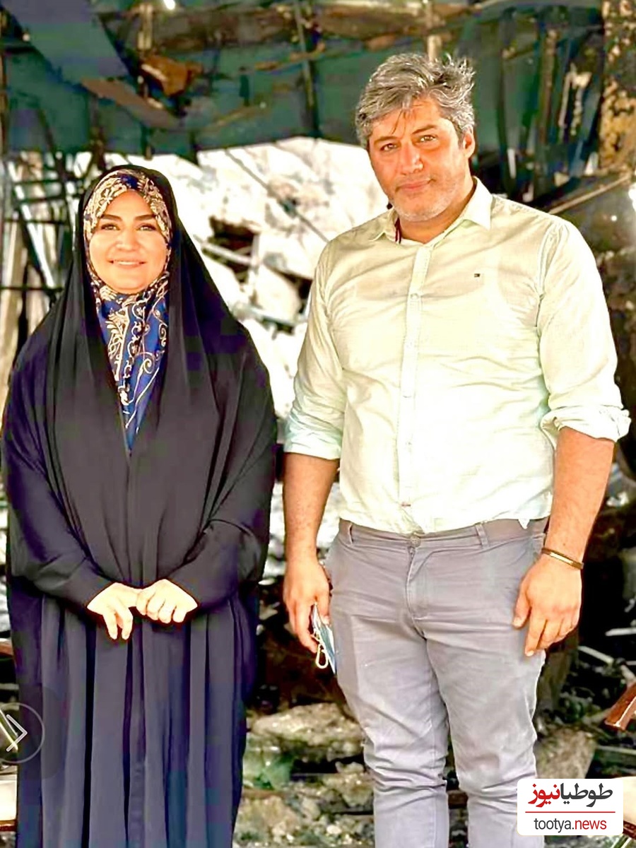 سحر امامی و همسرش