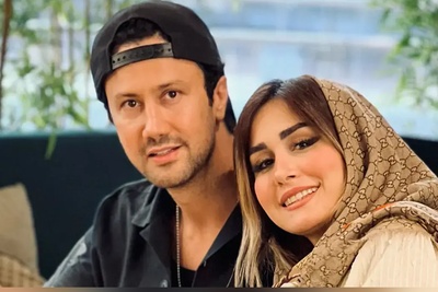 تیپ عجیب و غریب شاهرخ استخری با کت گشاد به سبک بابابزرگا / چقدم که بهش نمیاد!