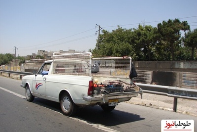 خلاقیت خنده دار راننده وانت طناز برای فروش گاز پیکنیک مشتری های دست به نقد را به خط کرد/ پول در آوردن سخت نیست فقط باید عاشق کارت باشی+فیلم