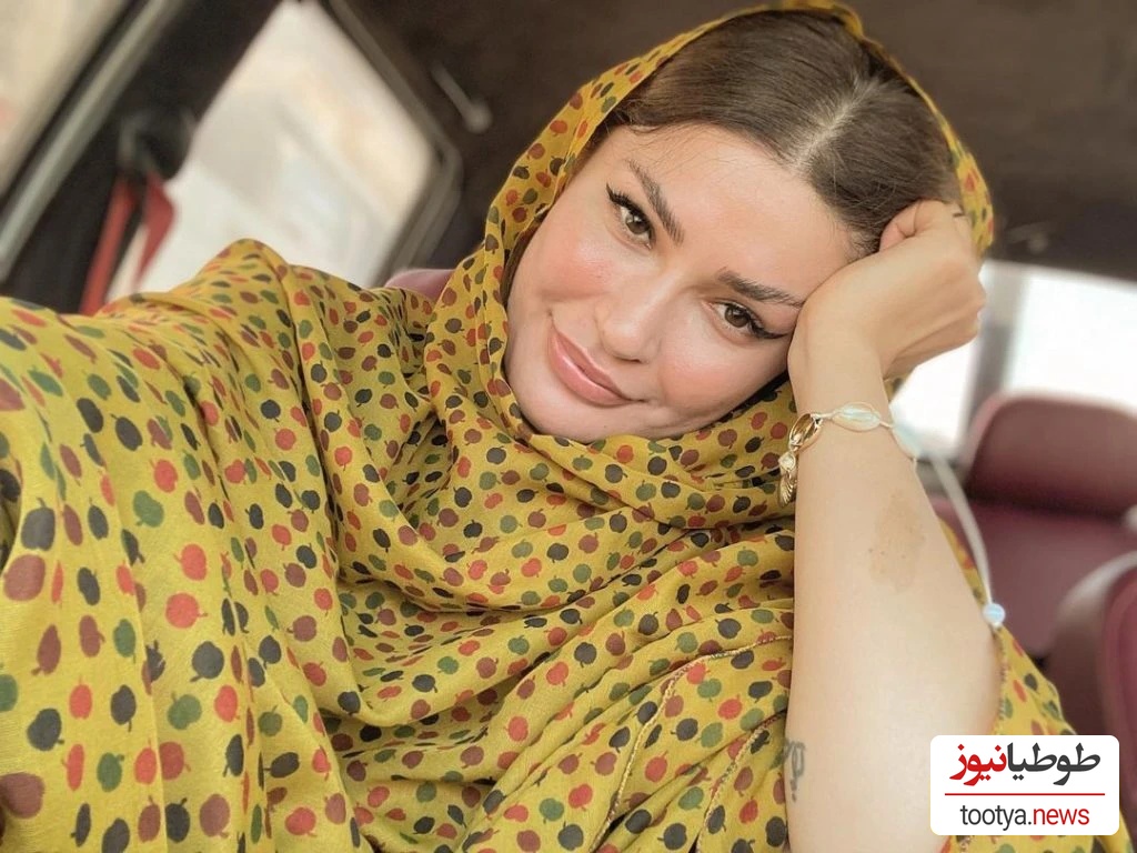 لوندی شیوا طاهری با چتری های جذاب جدیدش😎