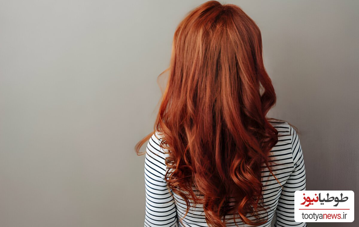 رنگ موی قرمز زنجبیلی