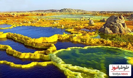 Dallol آتشفشان باورنکردنی، اتیوپی