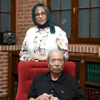 شکار لحظه‌ها از چت کردن گوهر خیراندیش تا خواب علی نصیریان در مراسم بزرگداشت استاد نصیریان+فیلم