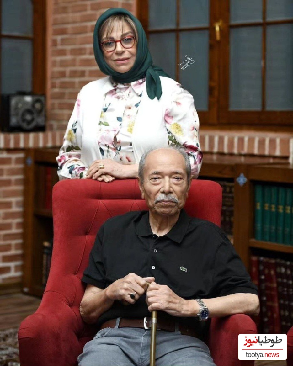 شکار لحظهها از چت کردن گوهر خیراندیش تا خواب علی نصیریان در مراسم بزرگداشت استاد نصیریان+فیلم