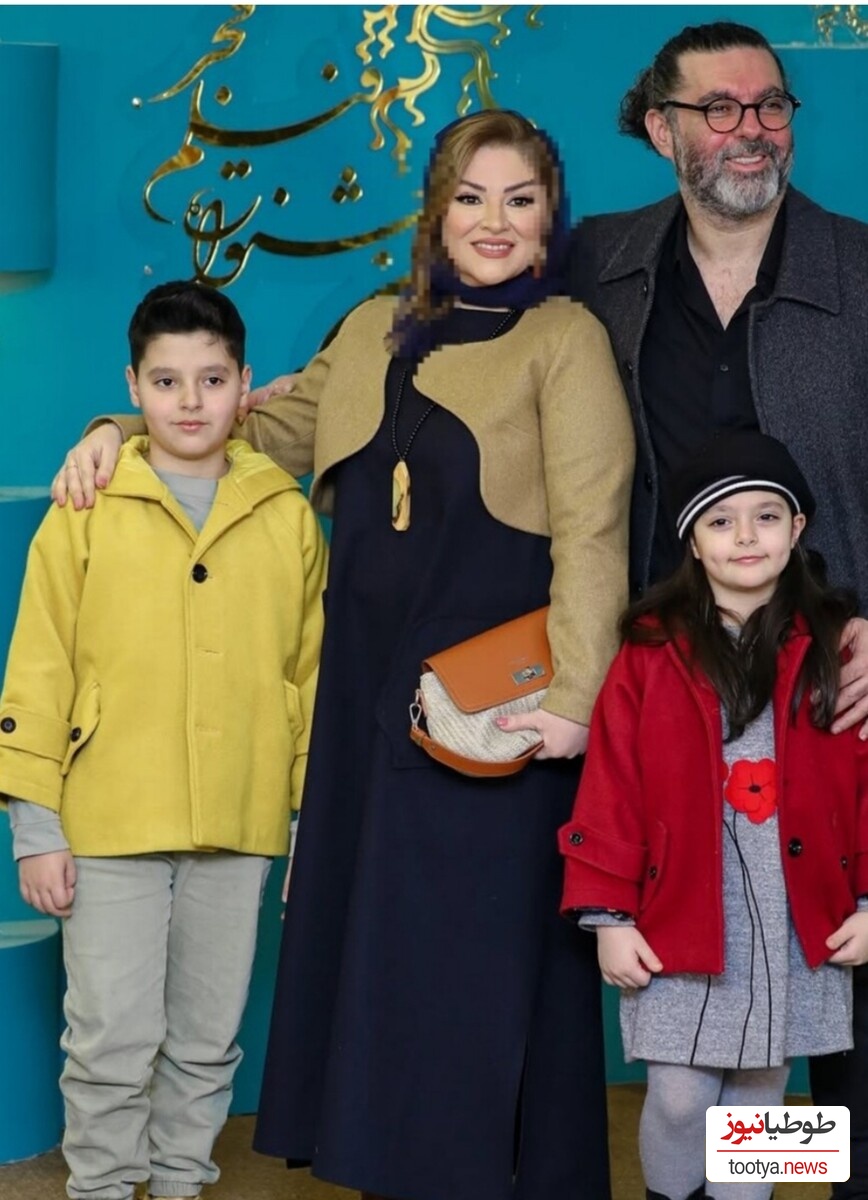 مصطفی کیایی و همسرش