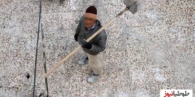 خلاقیت خنده دار اوستا بنای اهوازی برای صاف کردن چروک لباسش به وسیله بیل به جای اتو نشان داد ایرانیا در نبود امکانات شکوفا می شوند