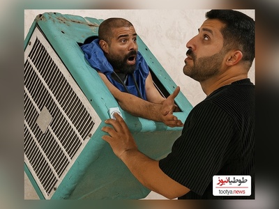 ویدئو/خلاقیت خنده‌دار "نصاب کولر ایرانی" در نصب کولر حماسه آفرید/ هنر نزد ایرانیان است و بس!