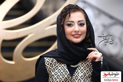 حجاب زیبای نفیسه روشن با توربان مجلسی به سبک گوتیک برازنده خانم های ایرانی
