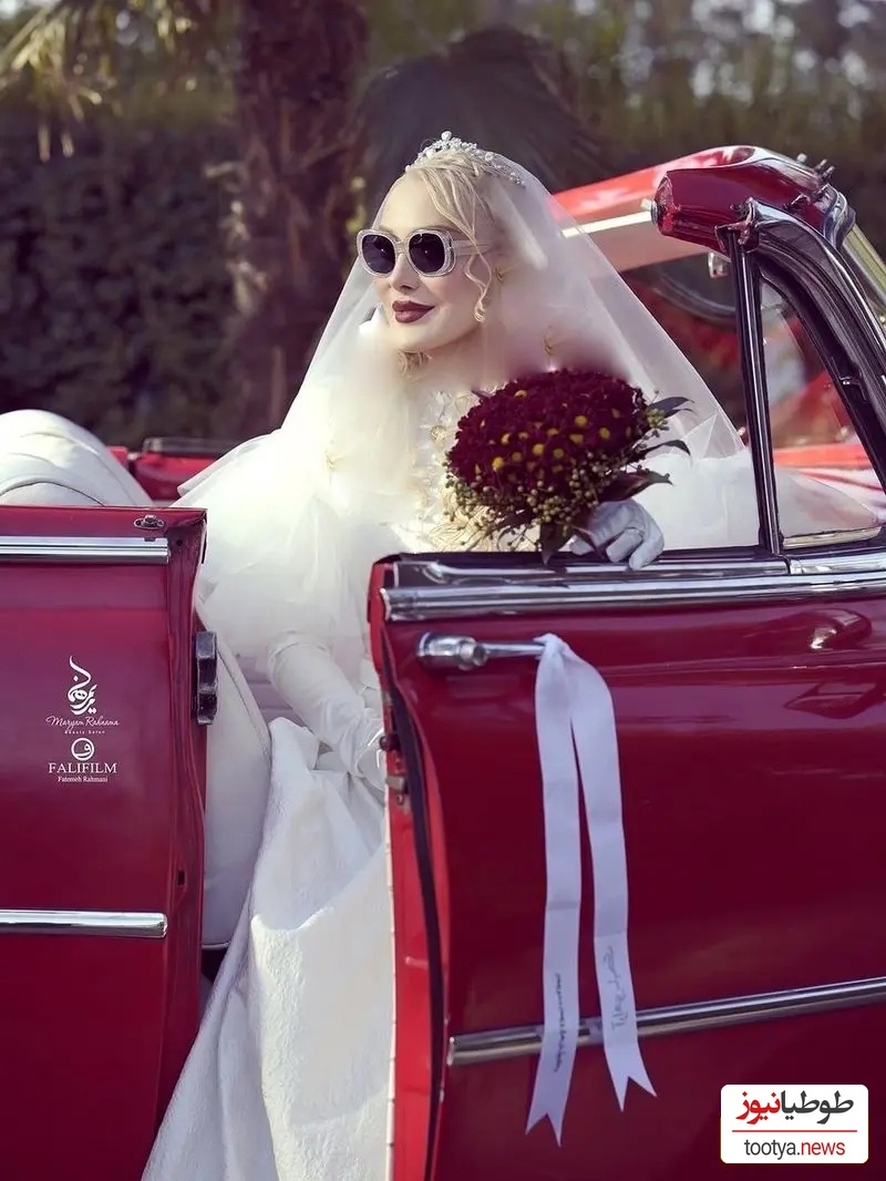 مقایسه جذاب ماشین عروس بازیگران ایرانی/ BMW بهاره رهنما، مرسدس بنز رضا گلزار و عروسش، بنز نوستالژیک آرام جعفری و مینا مختاری