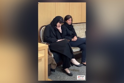 دیدار صمیمانه نسرین نصرتی با فریبا نادری و شیوا مکینیان در مراسم ختم مادر «ریما رامین‌فر»رروحش شاد و یادش گرامی