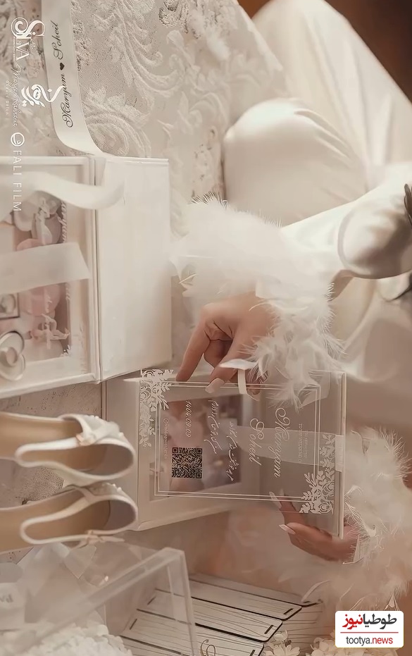 کارت عروسی مریم مومن و سهیل قاصدی