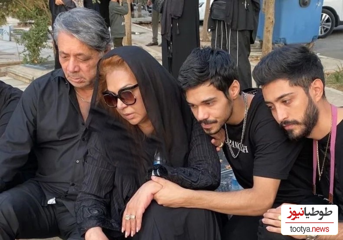 عکس غم انگیز نسرین مقانلو در سالگرد درگذشت پسر جوانش ارشیا