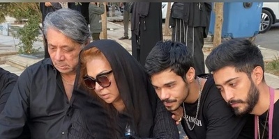 عکس غم انگیز نسرین مقانلو در سالگرد درگذشت پسر جوانش ارشیا