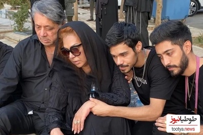 عکس غم انگیز نسرین مقانلو در سالگرد درگذشت پسر جوانش ارشیا