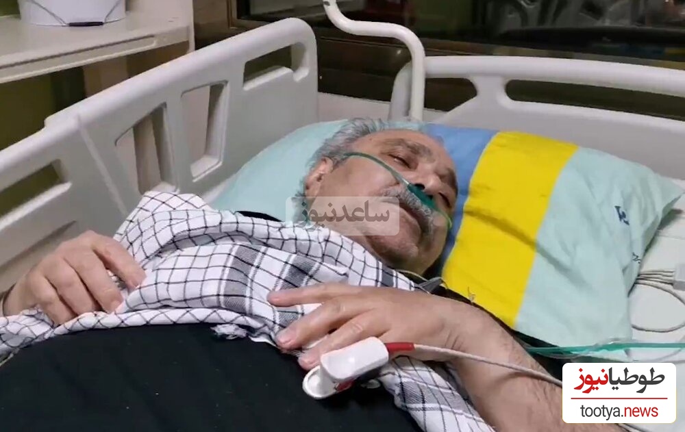 احوال جویی رهبر انقلاب از محمد کاسبی در بیمارستان؛ رهبری چفیه خودشان را از شانه‌هایشان برداشتند و به این بازیگر هدیه دادند+ویدیو