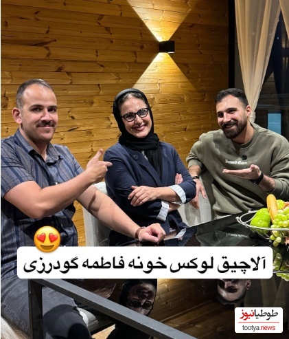 دکوراسیون آلاچیق چوبی و دلنشینِ روف گاردن خانه فاطمه گودرزی؛ از نورپردازی به سبک کافی‌شاپ‌ها تا پرده‌هایی به سبک خانه‌های سوئیسی+ویدیو