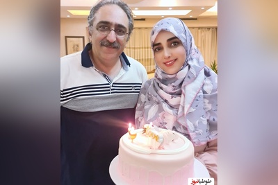 ویدئو/ دورهمی ستاره سادات قطبی و شهرام شکیبا به مناسبت  جشن تولد 10 سالگی پسرشون