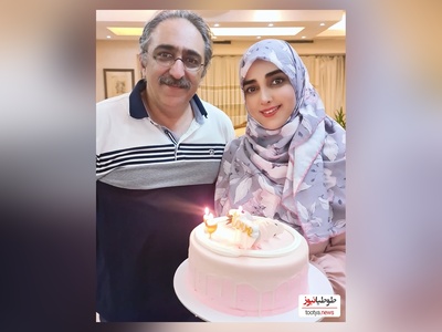 ویدئو/ دورهمی ستاره سادات قطبی و شهرام شکیبا به مناسبت  جشن تولد 10 سالگی پسرشون