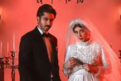 سکانس فوق جذاب سریال "گردن‌زنی"/ تمرین کیسان دیباج با خواهرش و آماده شدن برای هنرنمایی وسط مراسم عروسی