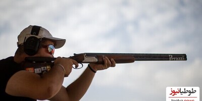 (عکس) بیرانوند 15 ساله  واسلحه 20 هزار یورویی اش/  در جست و جوی طلای المپیک 2024