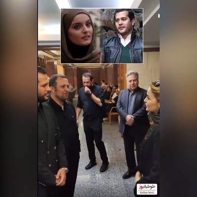 حضور احساسی و دلگرم کننده نیلوفر پارسا در مراسم ختم پدر پارتنرش در سریال «آوای باران»، سیاوش خیرابی+ تسلیت ویژه مژده لواسانی