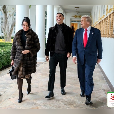 رقص محلی رونالدو در کنار ترامپ و بن سلمان وسط کاخ سفید با عصا / وقتی سیاسیون وارد فاز شوخی می‌شوند