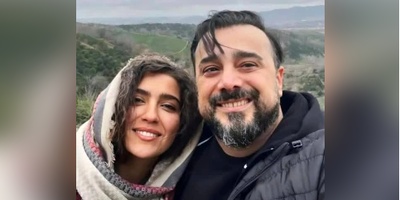 فیلم/رونمایی از چهره جدید حامی، پسر تپل مپل سپند امیر سلیمانی و همسرش مونا کرمی در کنار دریا/ قربون اون موهاش برم 😍