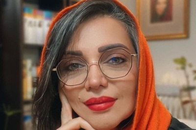 نگاهی به مدل مانتو مزونی و خاص الهام پاوه نژاد با پارچه طرحدار
